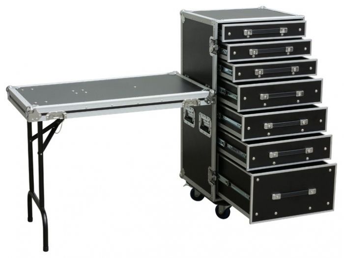 Power Dynamics PD-FA5, Flightcase de 7 Cajones + Mesa