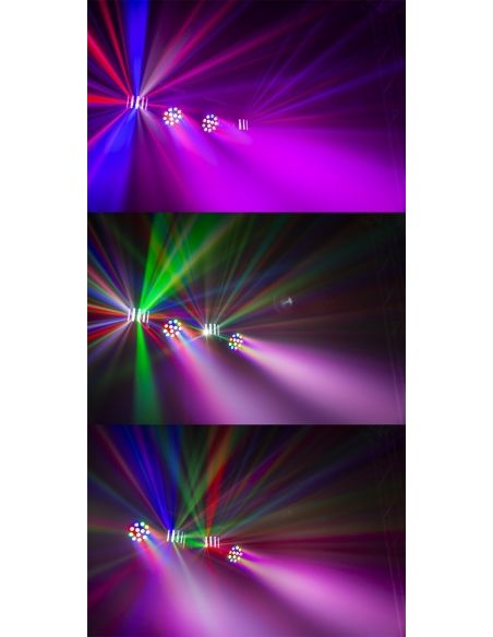 beamZ PartyBar2 con 2x PAR + 2x Derby 153238 - 10