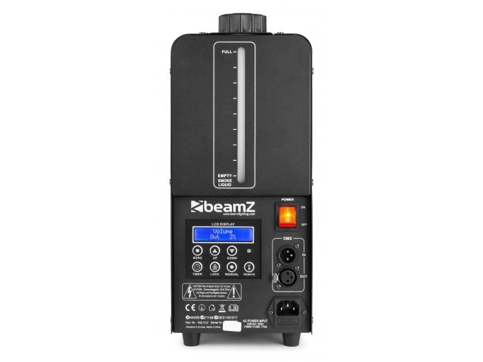 Beamz H2000 Faze Maquina de niebla con DMX 