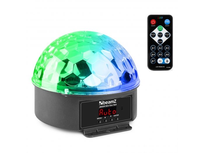 beamZ JB90R Mini Star Ball DMX LED 9 Colores 153222