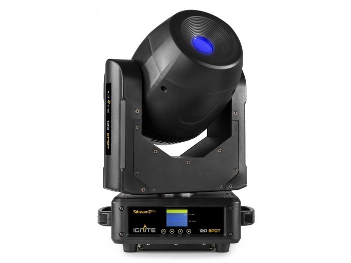 beamZ Pro IGNITE120 Set 2 pcs Cabeza Movil Spot 120W LED en Flightcase 150424 - 10