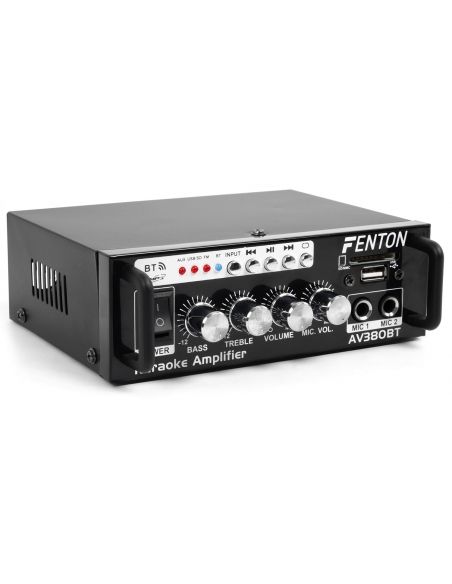Fenton AV380BT Kit de Amplificador con bafles USB/SD/BT 
