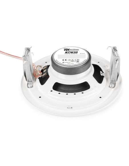 Power Dynamics BTW30SET Wall Mounted Audio System with 2 x15W Ceiling Speakers 952482 - 9