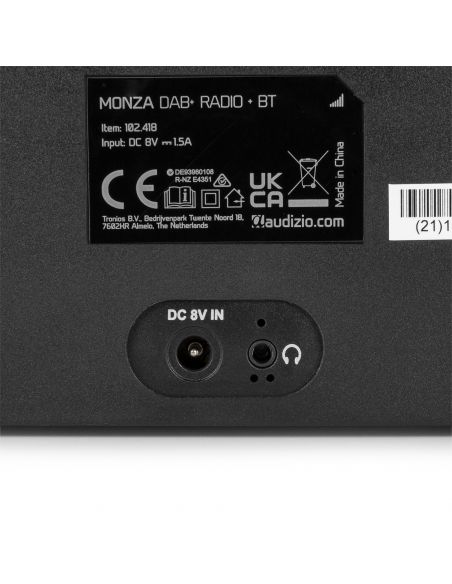Audizio Monza DAB+ Radio estéreo Plata 102418 - 5