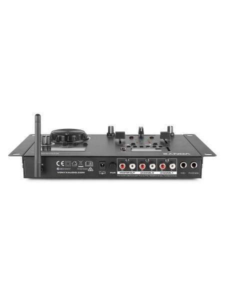 Vonyx STM3400 Mezclador de 2 canales con Scratch 172444 - 4