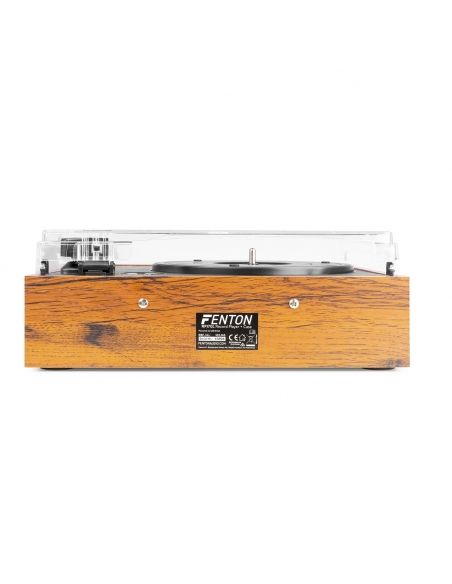 Fenton RP170L Giradiscos con caja de almacenaje de vinilos Madera 102165 - 6