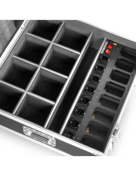 beamZ FCC10 Flightcase para 8x BBP54 con cargador 150603 - 7