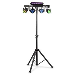 Max PartyBar10 Kit 2x Jelly Moon, 2xPAR y UV/Strobo 153008 - 1 2