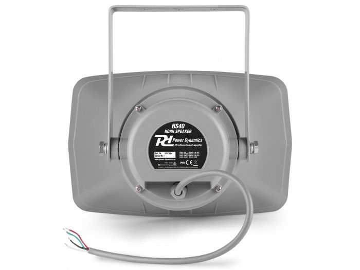 Power Dynamics HS40 Altavoz exponencial bocina 40W 100V - IPX6 952204