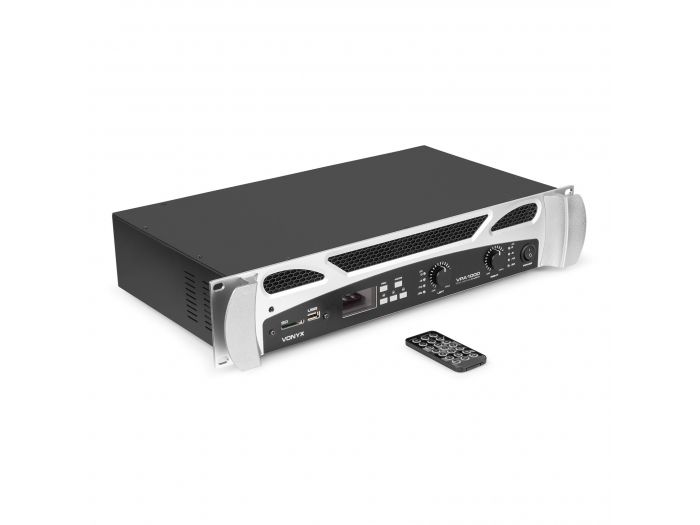 Vonyx VPA1000 PA Amplifier 2x 500W MP3,BT | Mas Que Sonido