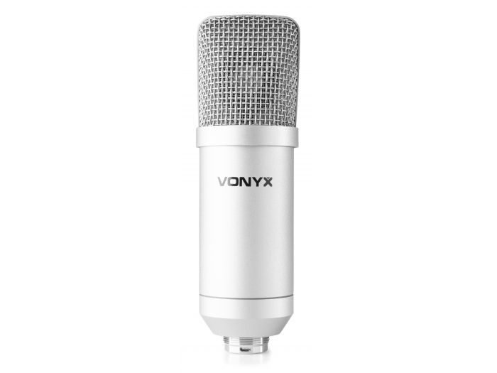 Vonyx CM300S Micrófono de estudio USB Plata 173508