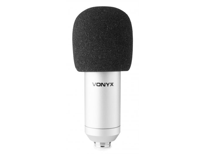 Vonyx CM300S Micrófono de estudio USB Plata 173508