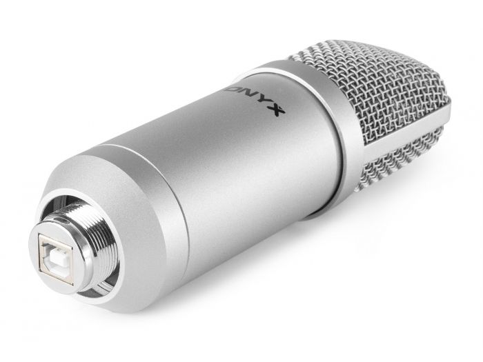 Vonyx CM300S Micrófono de estudio USB Plata 173508