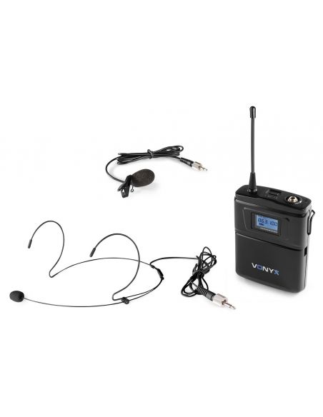 Vonyx WM60B Bodypack +Heads. WM6 series | Mas Que Sonido