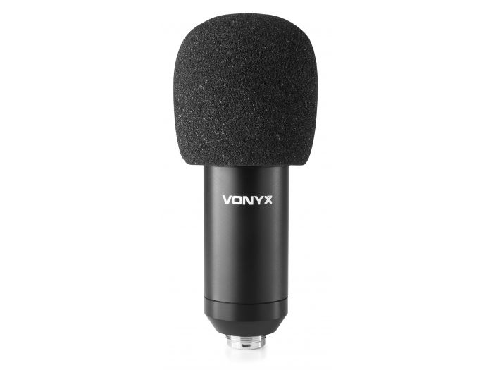 VONYX - CM300B MICRÓFONO DE ESTUDIO USB NEGRO