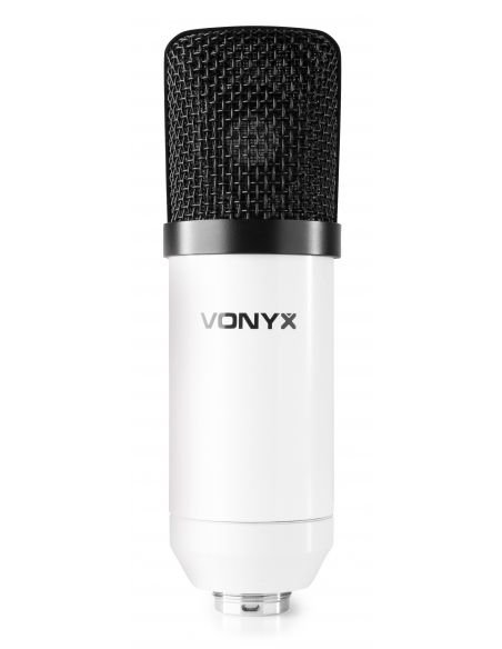 Vonyx CM300W Micrófono de estudio USB Blanco 173510