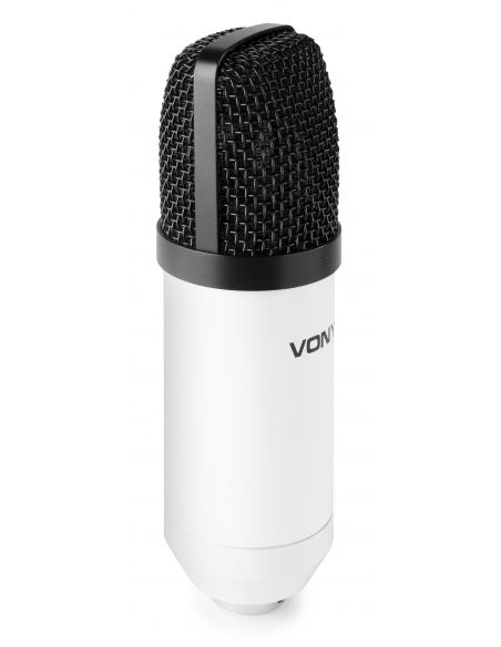 Vonyx CM300W Micrófono de estudio USB Blanco 173510