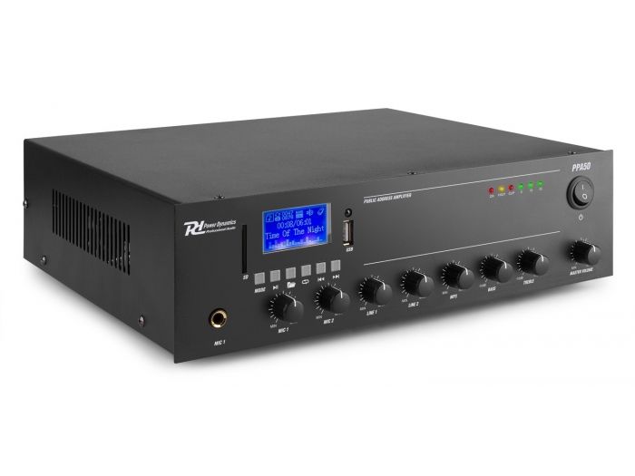 Power Dynamics PPA50 Mezclador amplificador 100V - 50W 952082