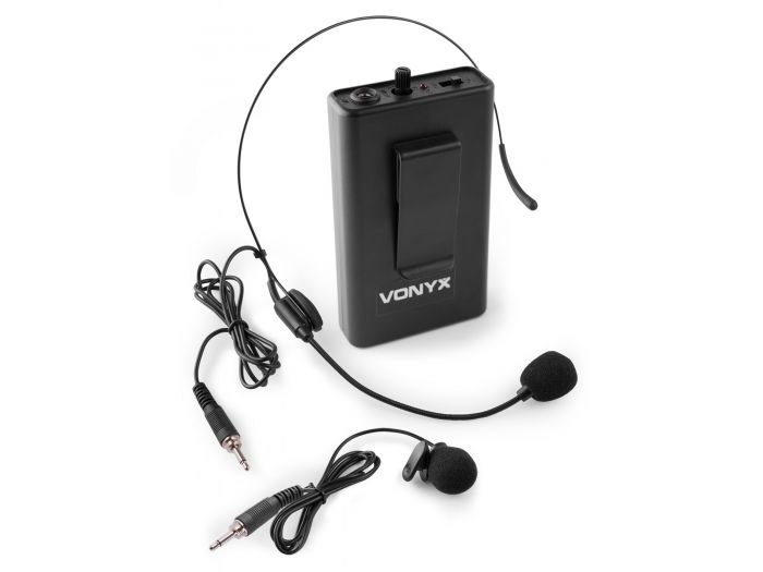 Vonyx BP12 Petaca con micro de cabeza 864.5 MHz 179259 - 1