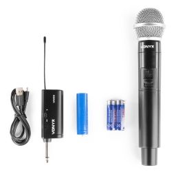 Vonyx WM55 Micrófono inalámbrico Plug-and-Play UHF 179210 - 1 2