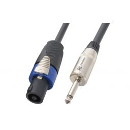 PD-Connex CX27-5 Cable de altavoz 2P  NL2-macho a jack 6.3MM 5mtrs 177578 - 1