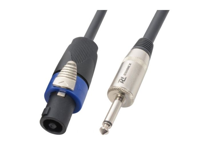 PD-Connex CX27-5 Cable de altavoz 2P  NL2-macho a jack 6.3MM 5mtrs 177578 - 1