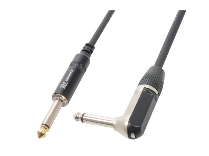 PD-Connex CX115-6 Cable Guitarra Jack 6.3 Mono - Jack 6.3 Mono en angulo 6m 177618 - 1