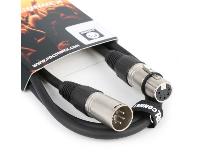 PD-Connex CX102-3 Cable 5-PIN DMX Macho XLR - Hembra XLR 3.0m 177926 - 2