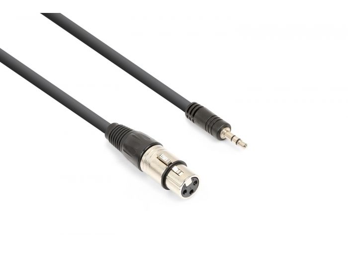 Vonyx CX320-05 Cable XLR Hembra-Jack 3.5 Stereo (0.5m) 177748 - 1
