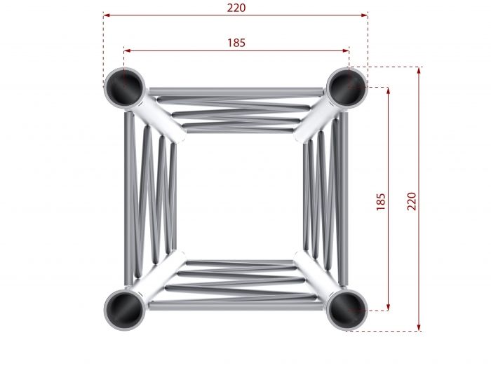 beamZ Pro P24-C30 Deco Truss 3-way 90º corner 182555