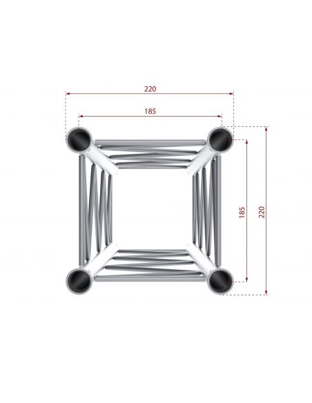 beamZ Pro P24-C30 Deco Truss 3-way 90º corner 182555