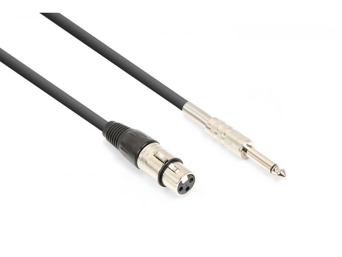 Vonyx CX314-3 Cable XLR Hembra- Jack 6.3 Mono (3m) 177738 - 1
