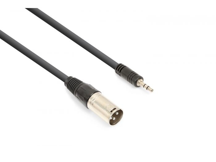 Vonyx Cable XLR Male-3.5 Stereo 0,5m | Mas Que Sonido