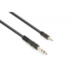 Vonyx CX330-1 Cable 3.5mm Stereo- 6.3mm Stereo 1.5m 177764 - 1