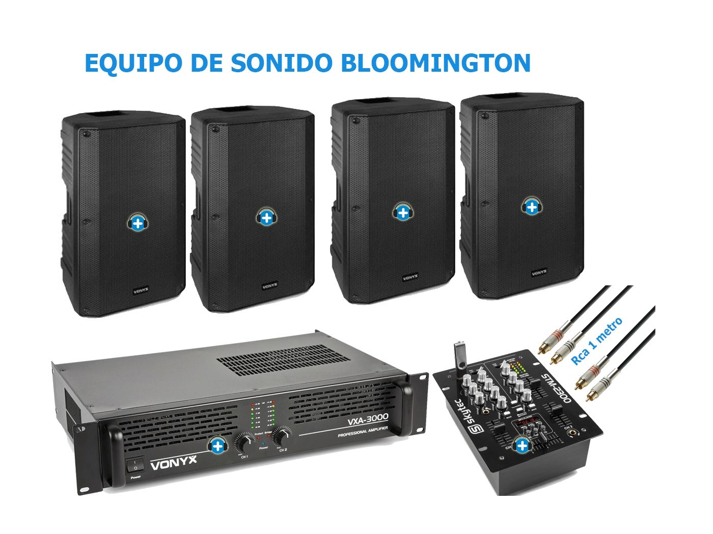 EQUIPO DE SONIDO BLOOMINGTON  - 12 Pulgadas - 3