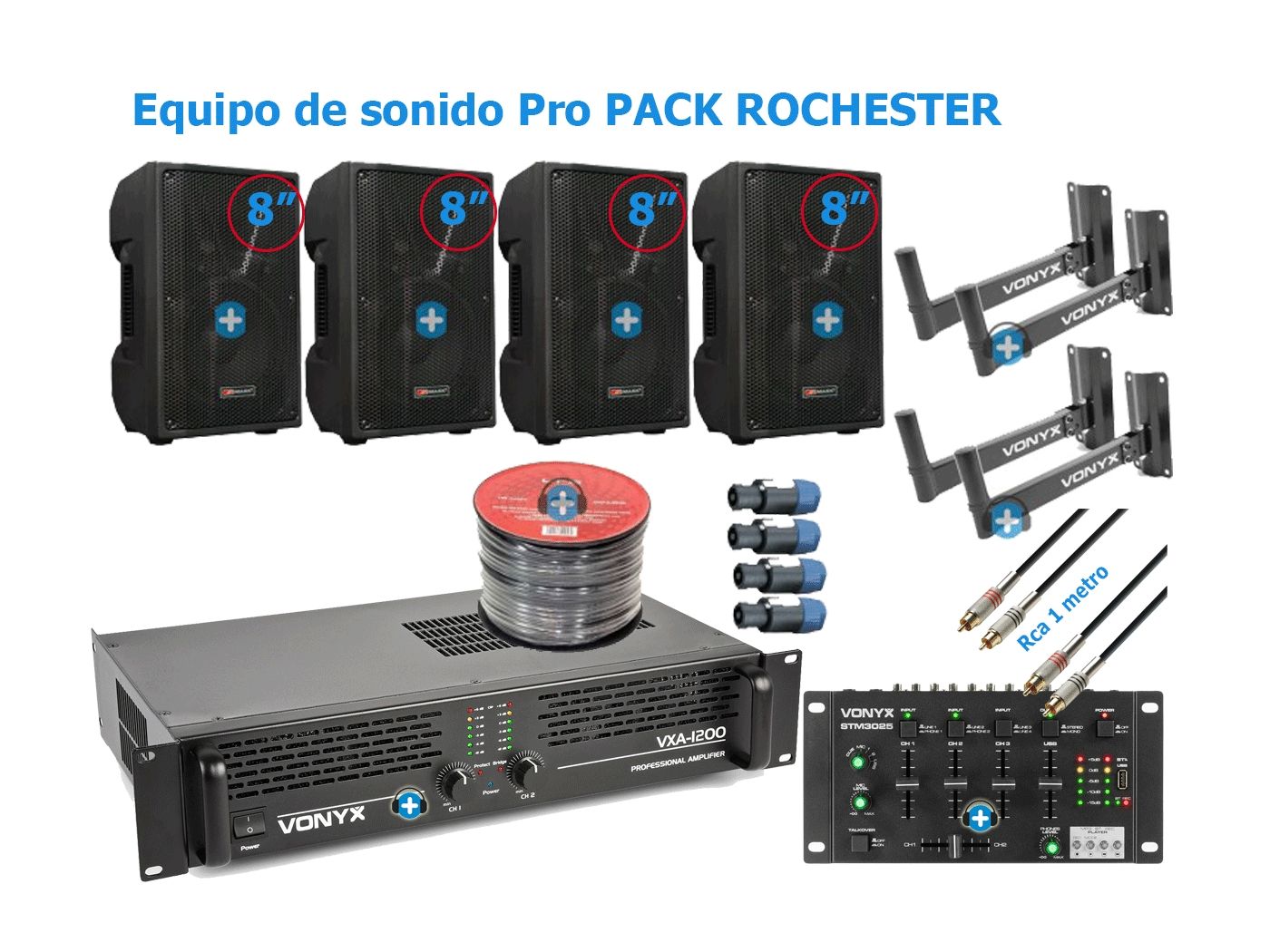 Equipo de sonido Pro PACK ROCHESTER - 2