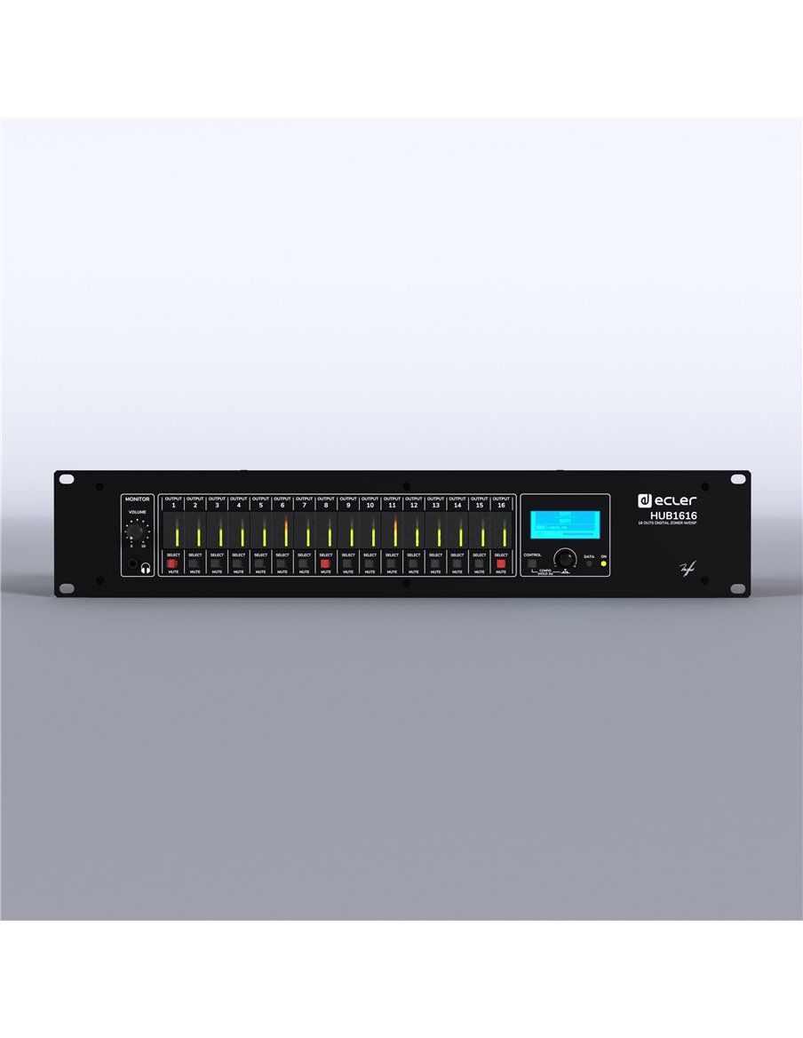 ECLER Matrices Digitales  16x16 | zonificación digital | DSP | plug&play HUB1616
