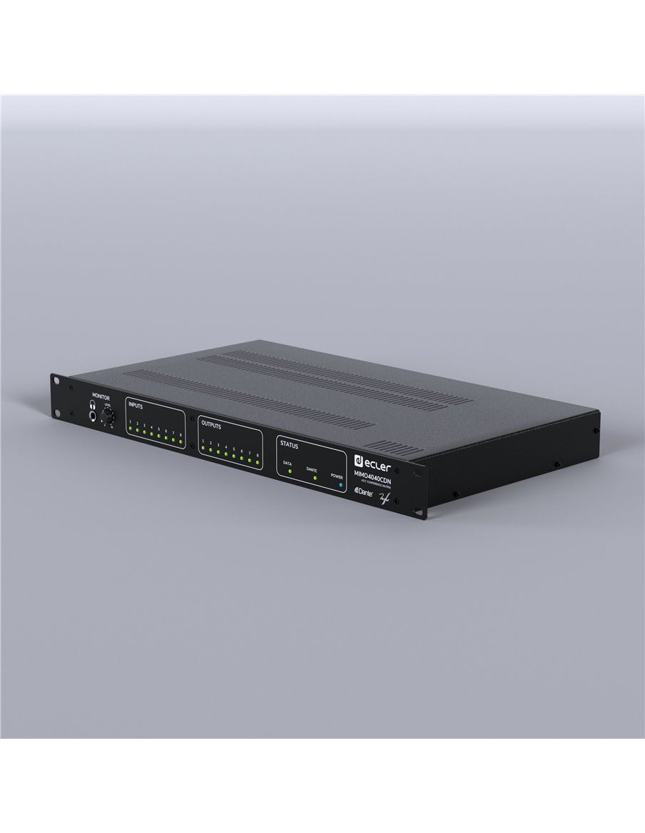 ECLER Matrices Digitales  40x40 | Matriz digital Dante™| AES67  MIMO4040CDN