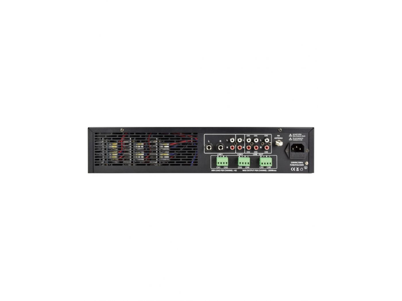 Adastra A6 Amplificador Multicanal Profesional - 5