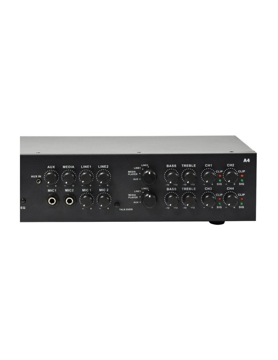 Adastra A4 Amplificador multicanal profesional 4 x 200W RMS - 5