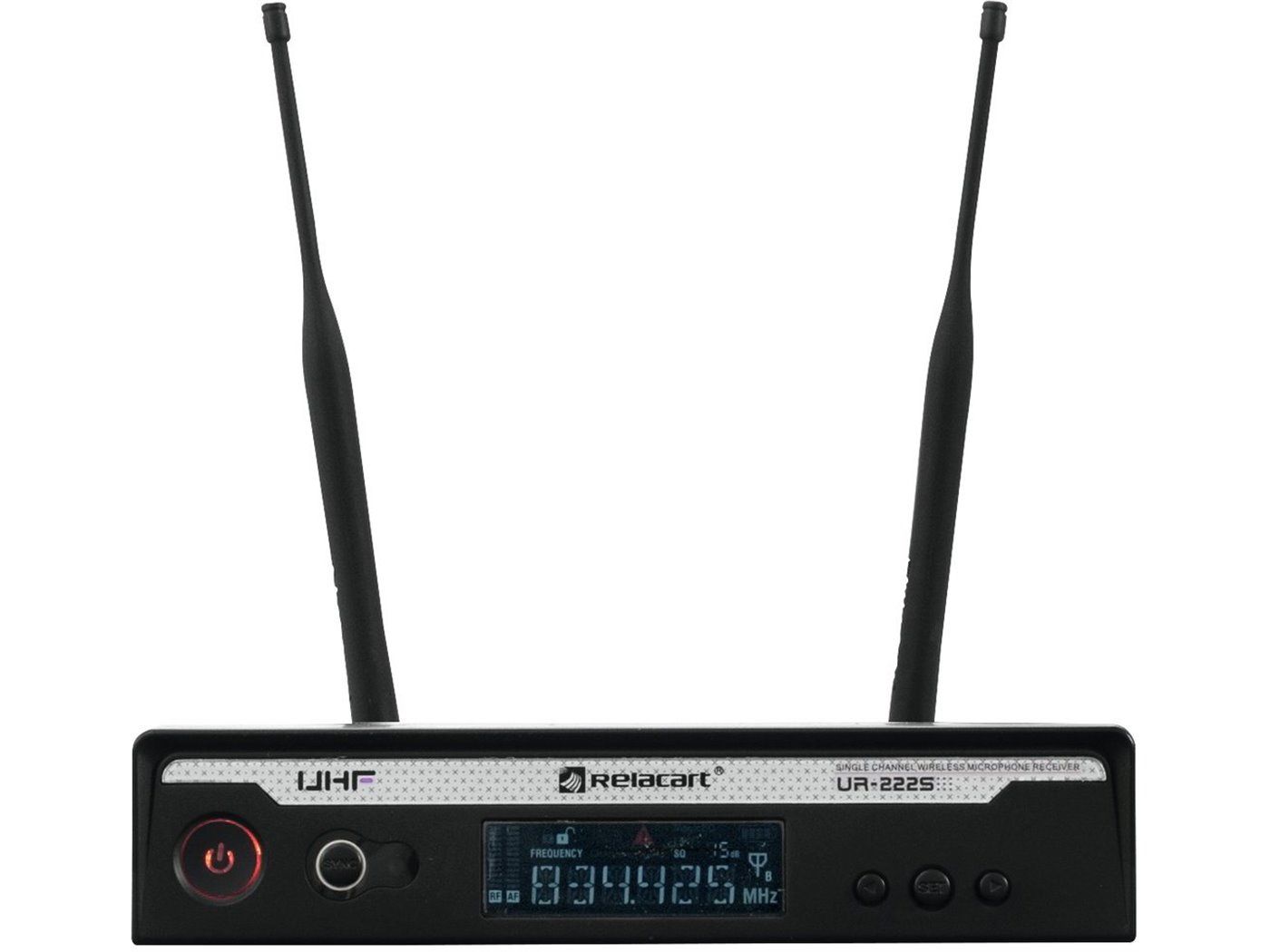 Relacart Set UR-222S Bodypack with HM-600S Headset and Lavalier