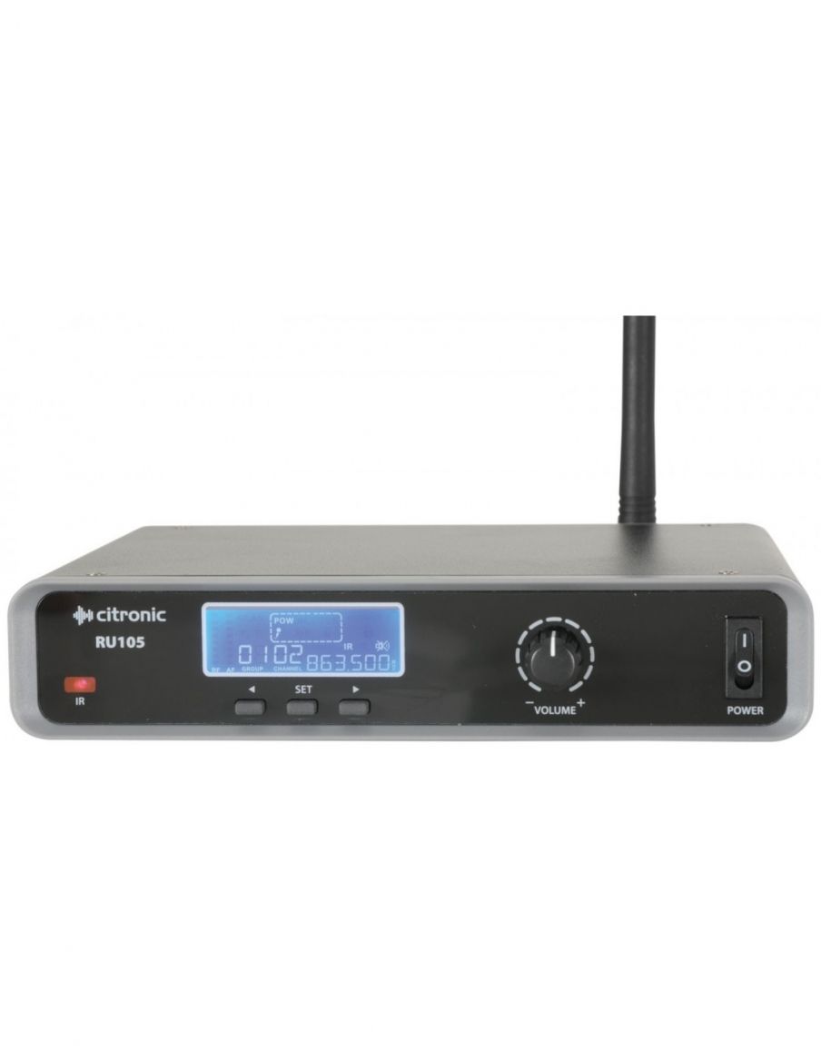 CITRONIC RU105N Microfono UHF Inalámbrico de Diadema 171973 - 2