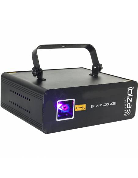 IBIZA LIGHT SCAN500RGB LASER RGB DMX 500mW - 4