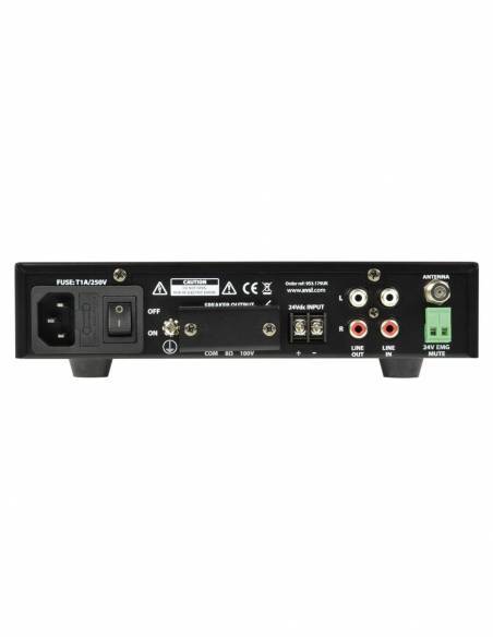 Adastra UM90 Mezclador-Amplificador Compacto Línea 100V - 90W - 2