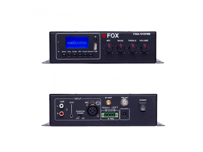 AVFOX FXSA-101DFMB Mini amplificador Estéreo - 2