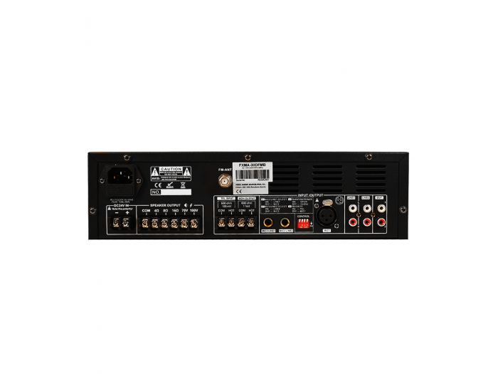 AVFOX FXMA-30DFMB Amplificador compacto de tamaño mini para megafonía - 3