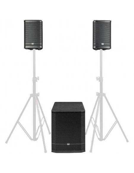 DAP Audio Pure Club 15  Connunto Subwoofer 15" + 8" Tops con DSP - 5