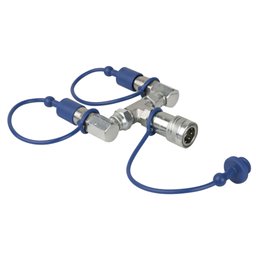 Showtec  Combinador bidireccional Q-Lock de 3/8 de CO₂ 61023
