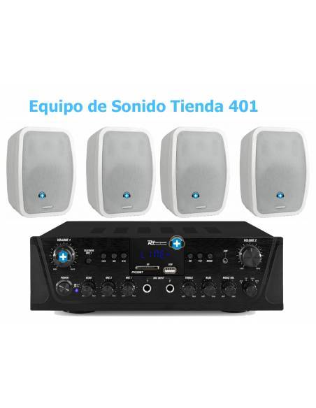 Equipo de Sonido Tienda 401 Multimedia - Hilo musical con MP3 y Bluetooth - 2