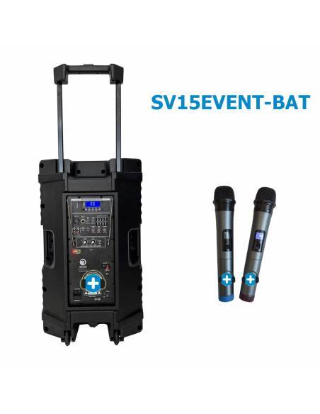 PACK SEVEN SV15EVENT-BAT-TWS - 1000w de Potencia Maxima - 5